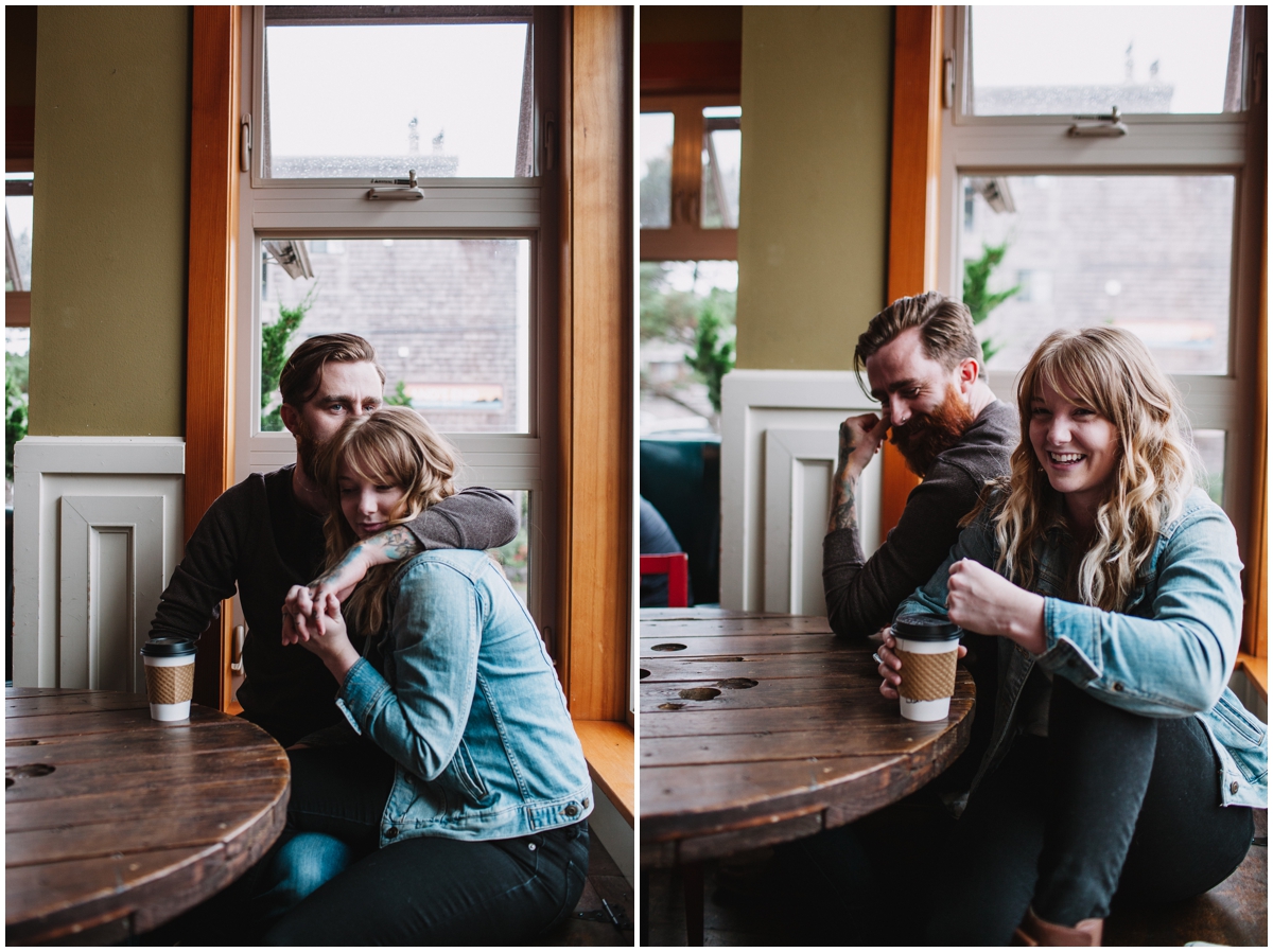 portland engagement session