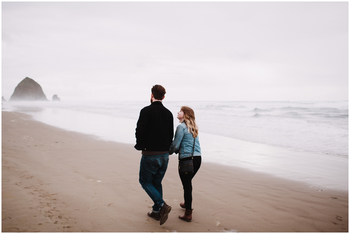 cannon beach engagement