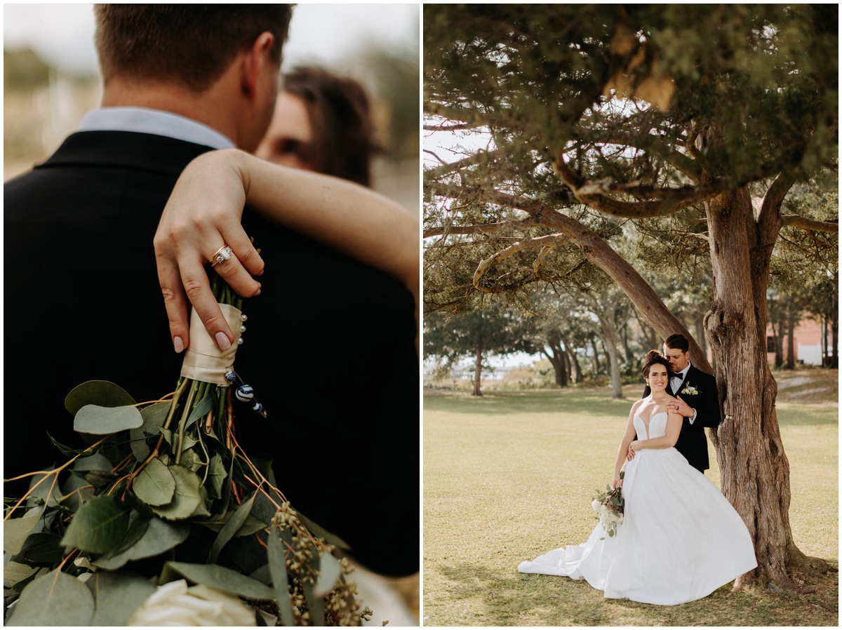 sunset beach wedding