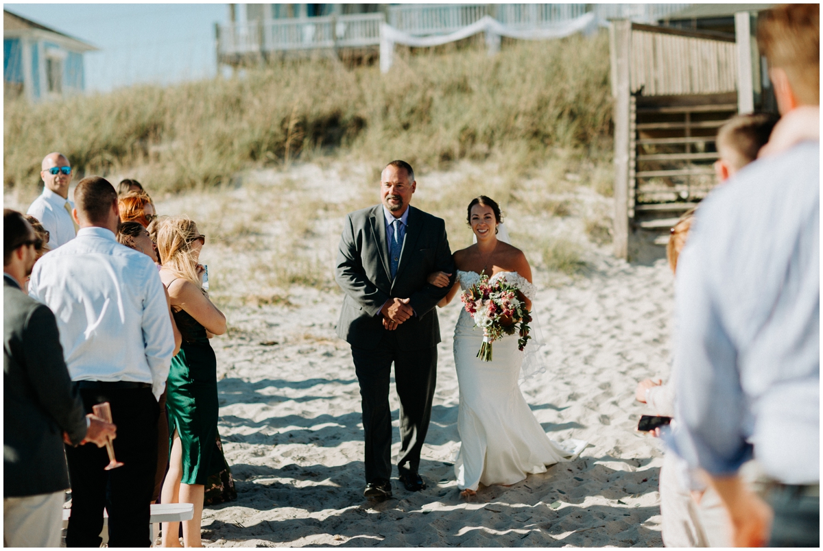 topsail beach wedding