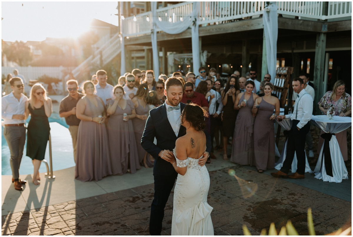 topsail beach wedding