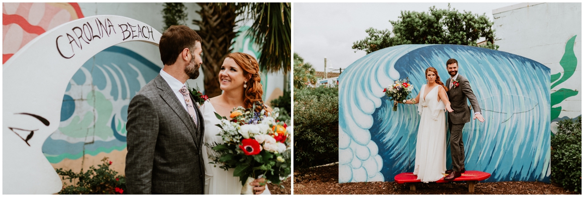 Carolina Beach Boardwalk Wedding