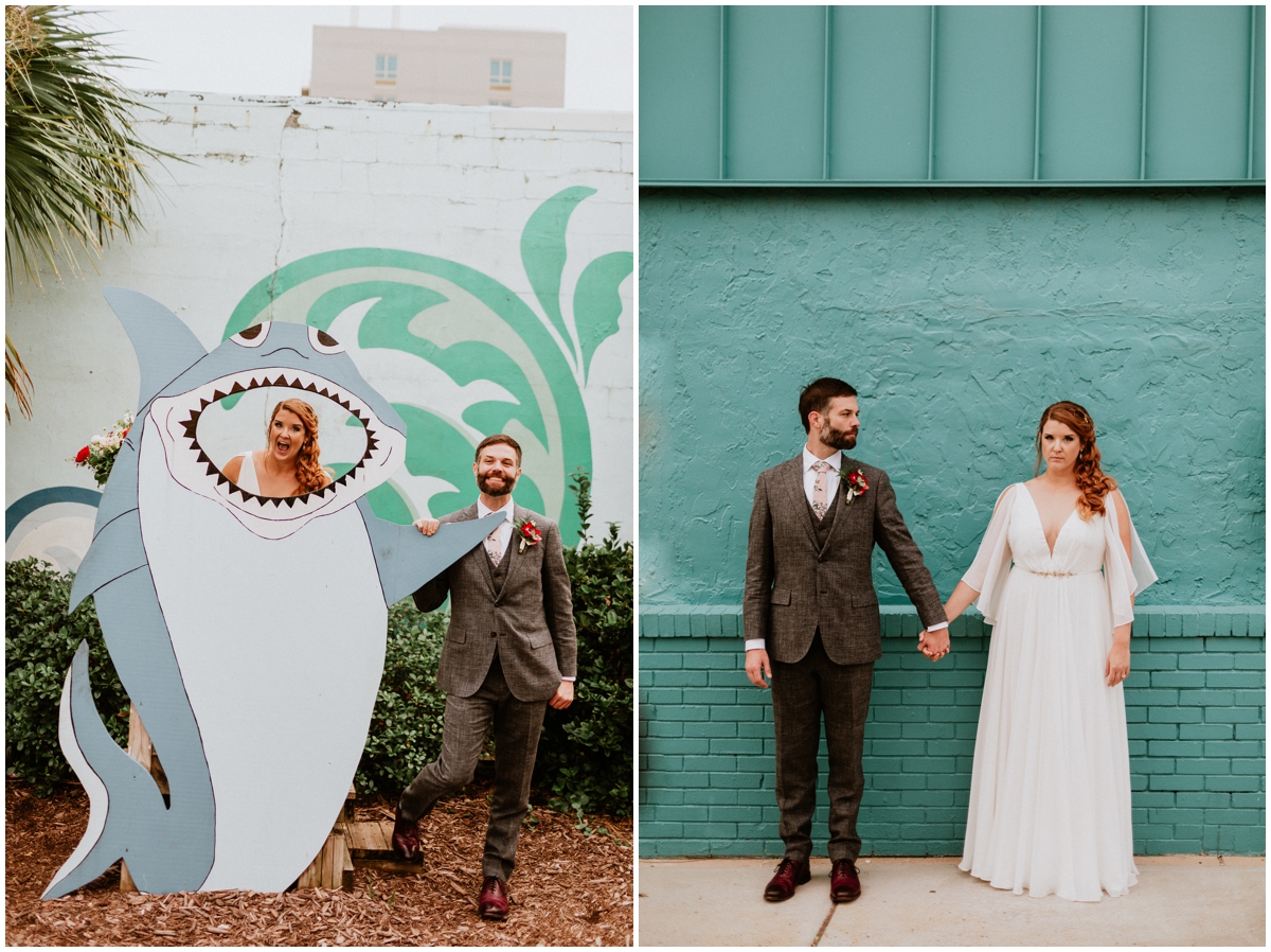 Carolina Beach Boardwalk Wedding