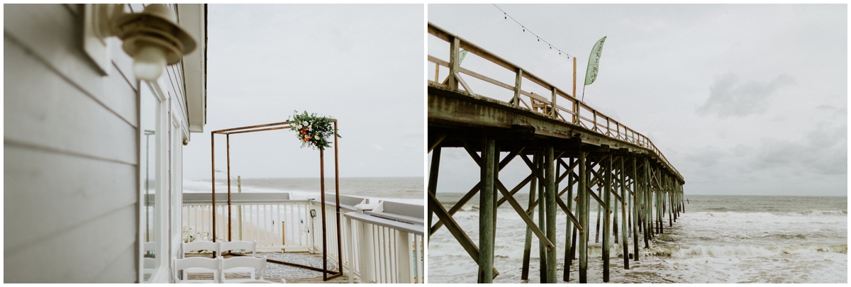 Carolina Beach Pier Wedding