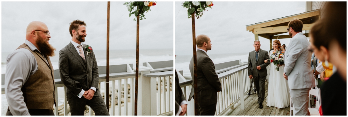 Carolina Beach Pier Wedding