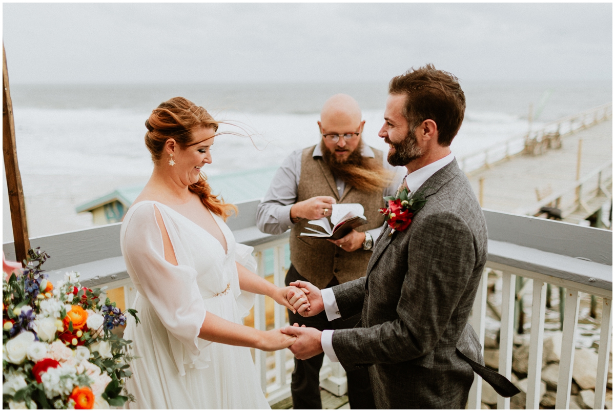 Carolina Beach Pier Wedding