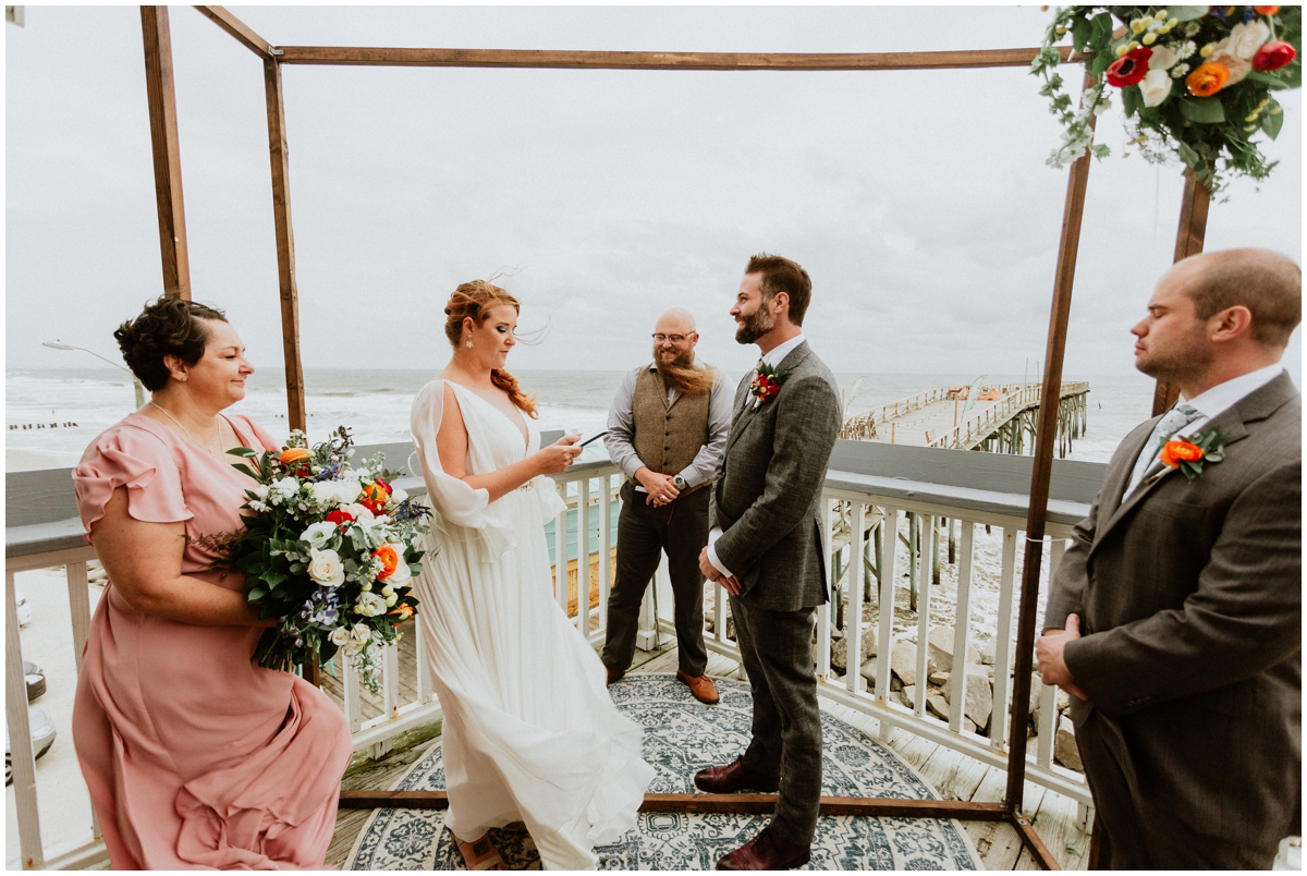 Carolina Beach Pier Wedding