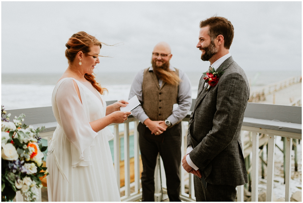 Carolina Beach Pier Wedding