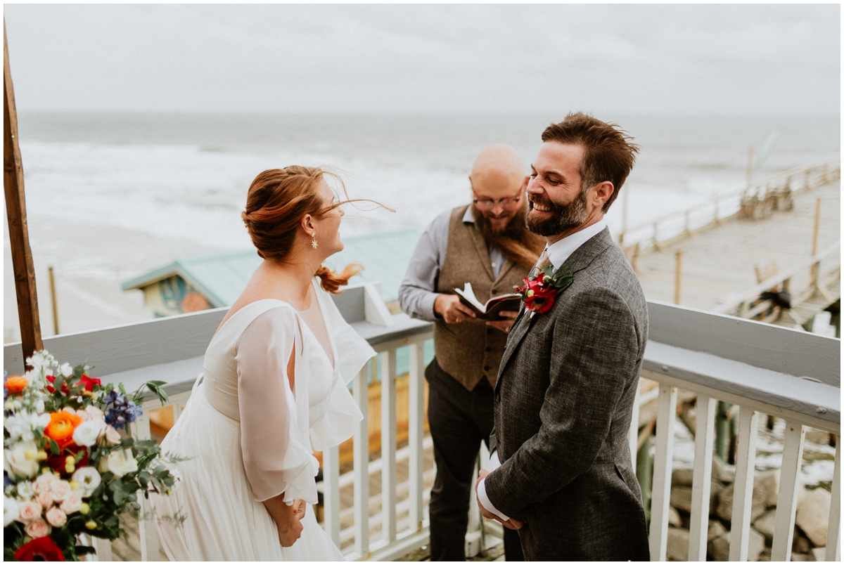 Carolina Beach Pier Wedding