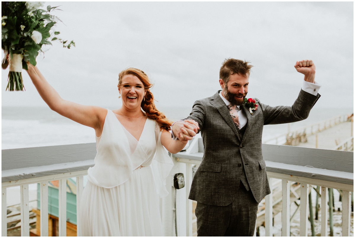 Carolina Beach Pier Wedding