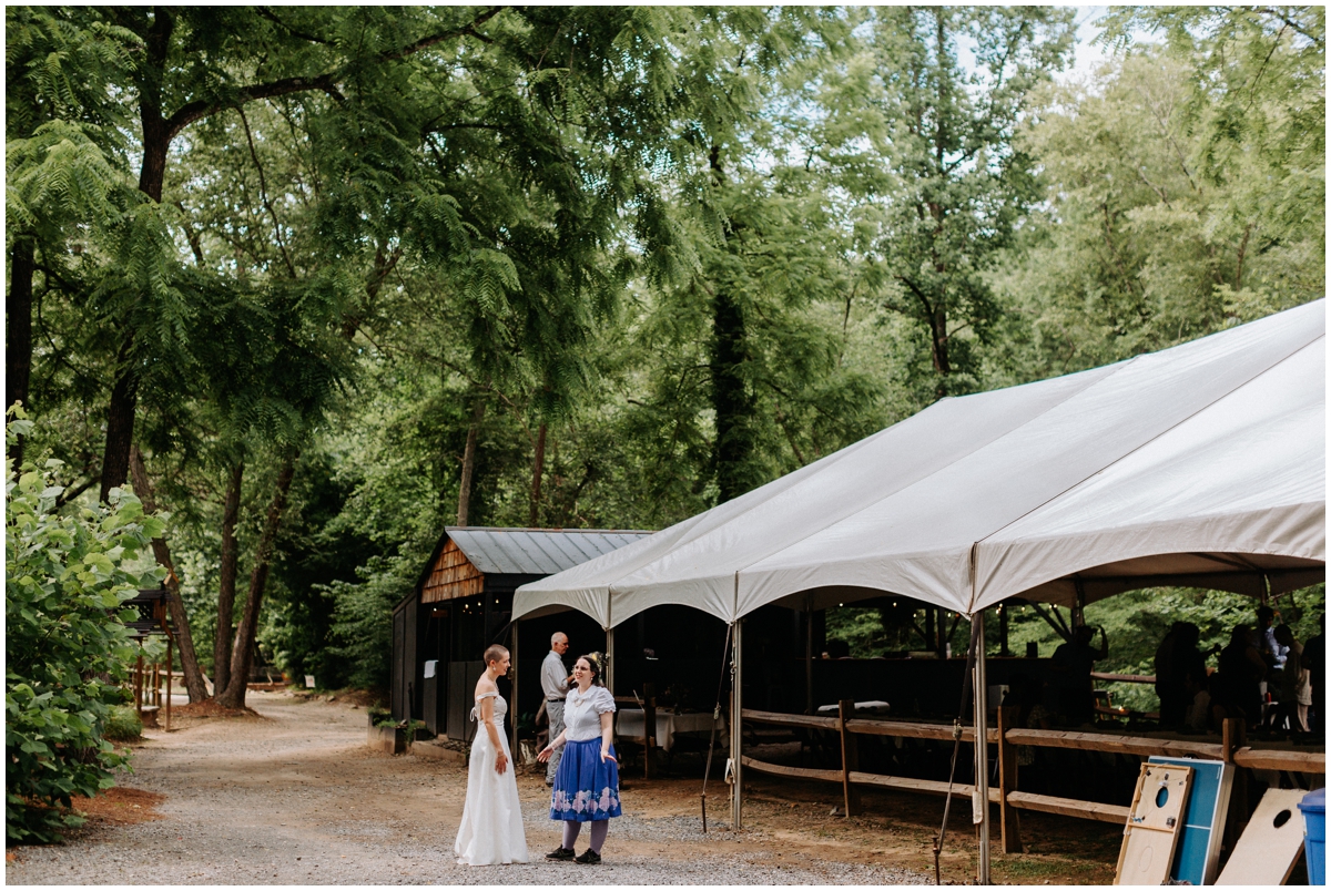 Asheville Camp Wedding