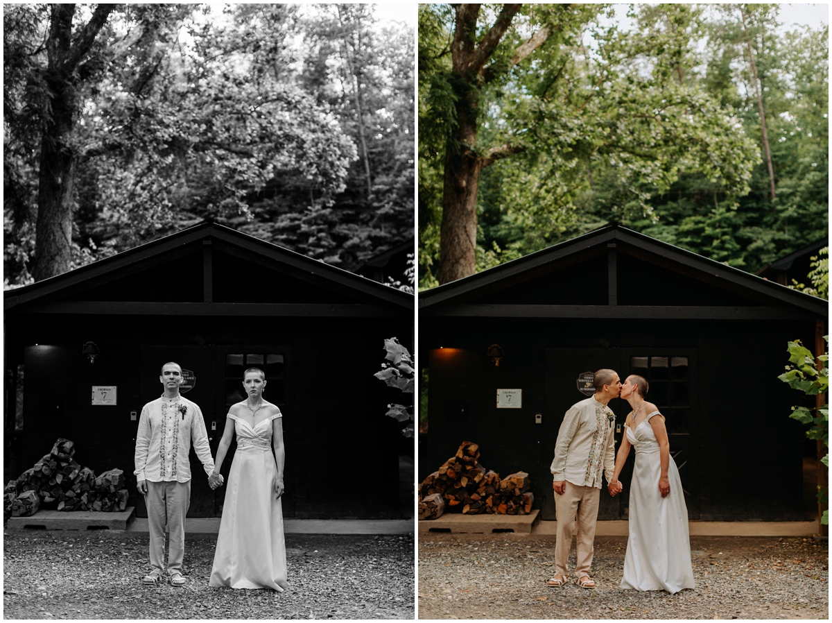 Asheville Camp Wedding