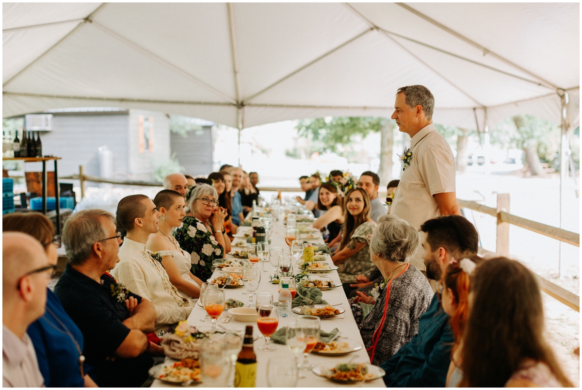 Asheville Camp Wedding