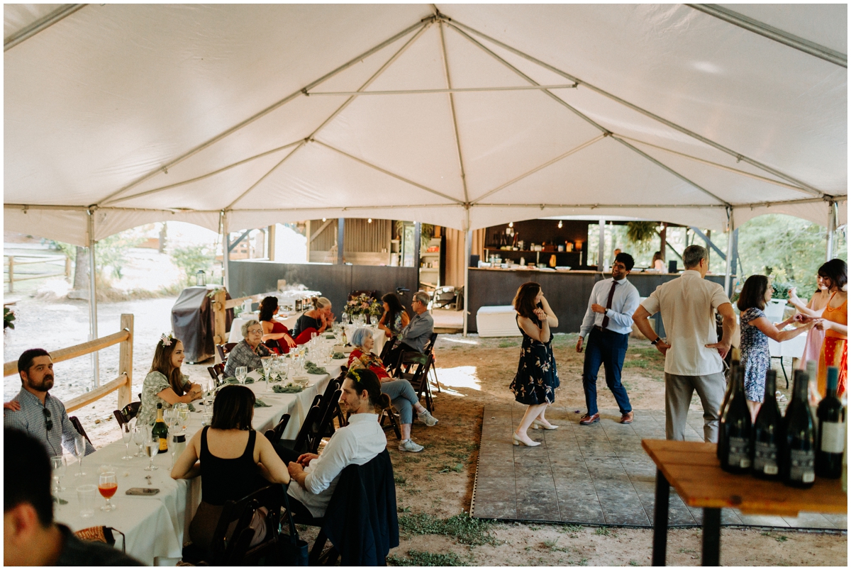 Asheville Camp Wedding