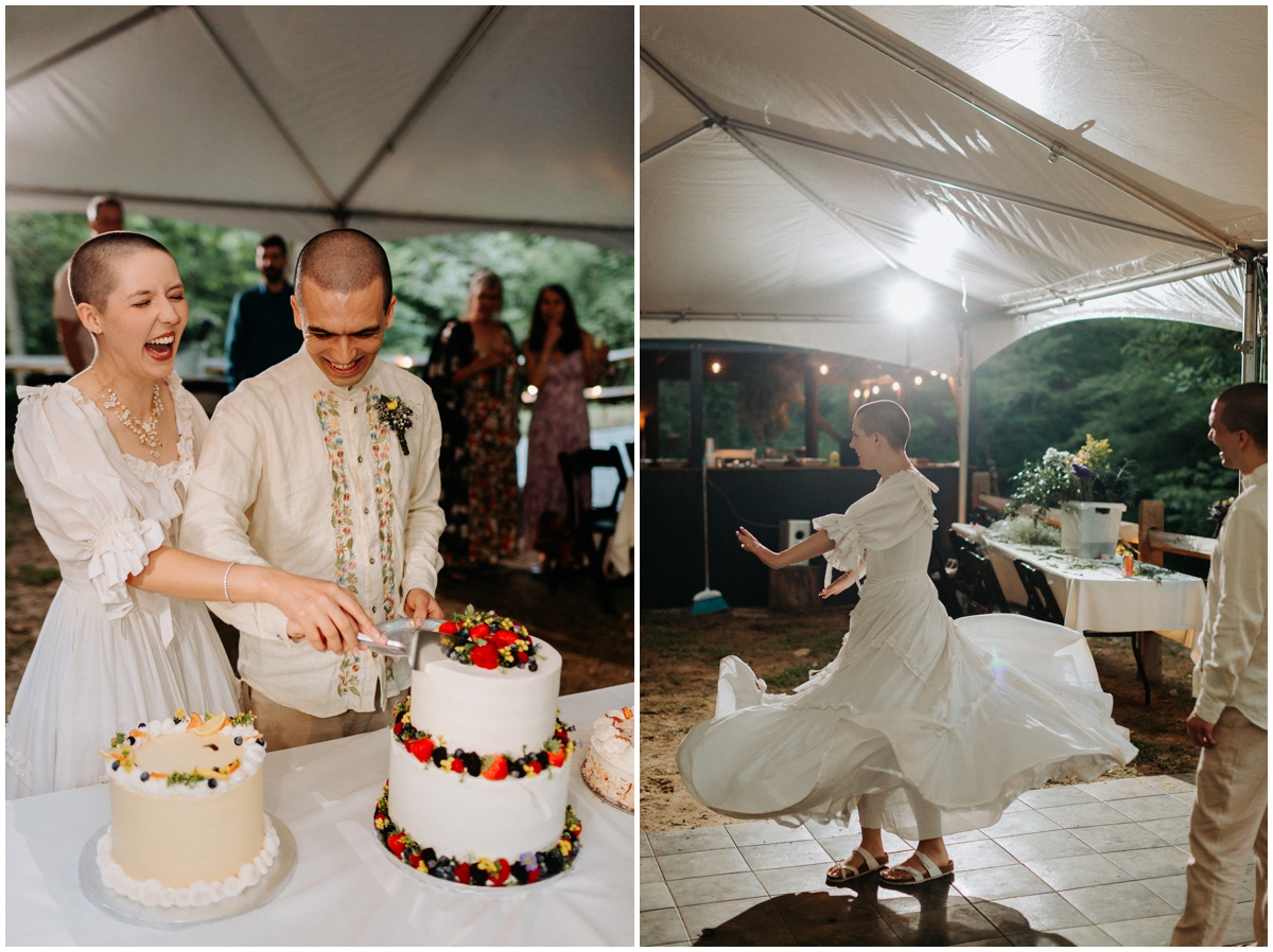 Asheville Camp Wedding