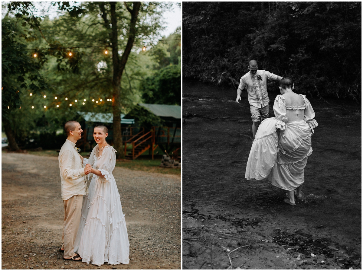 Asheville Camp Wedding