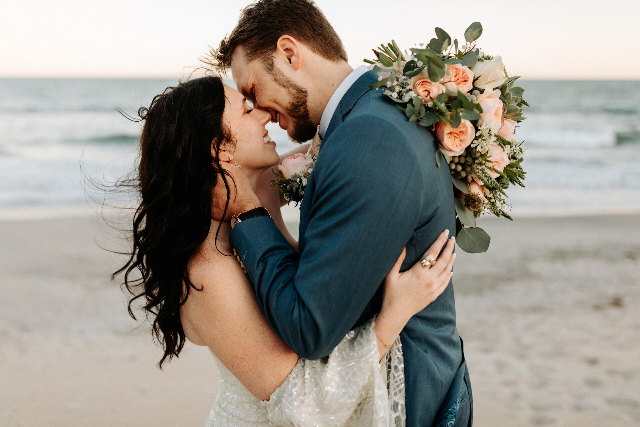 intimate beach wedding